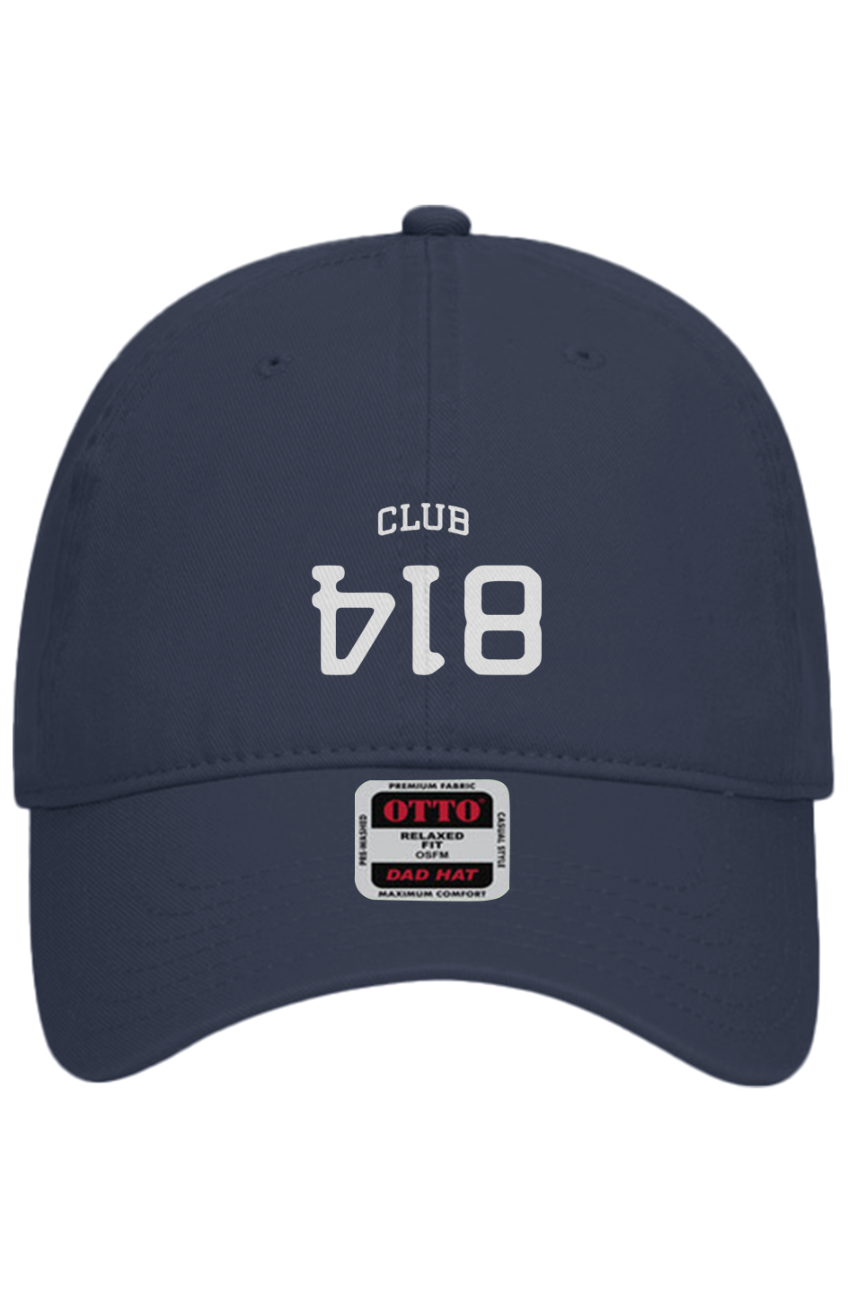 Embroidered 814 Dad Hat