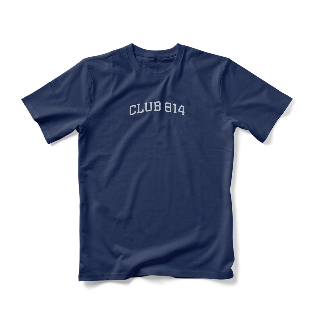 Club 814 triblend tee in a relaxed unisex fit.