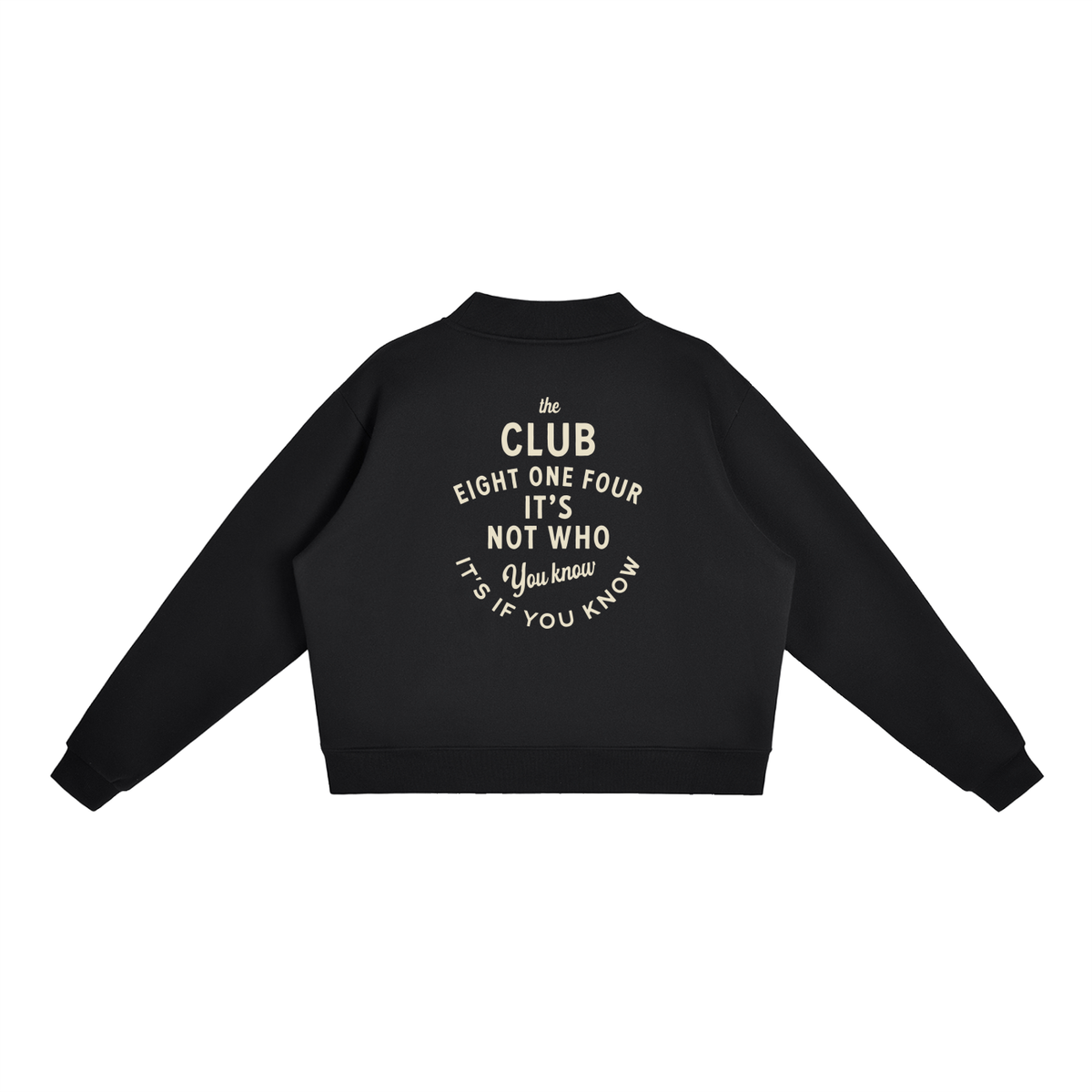 Member Mockneck Sweatshirt / Black