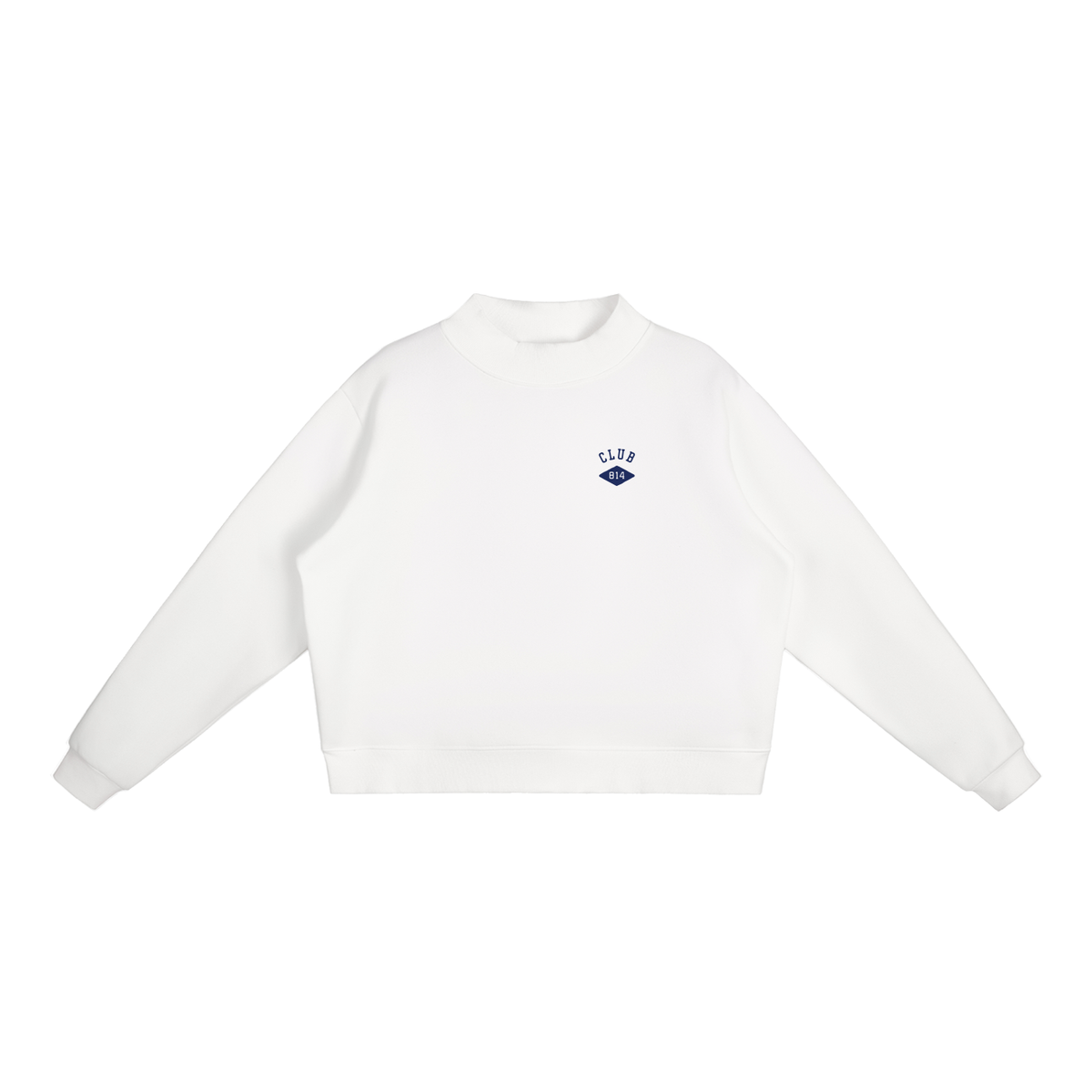 Club Diamond Mockneck / White