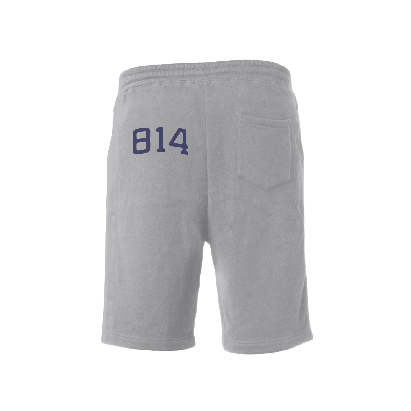 814 Backside-print Midweight Unisex Fleece Shorts