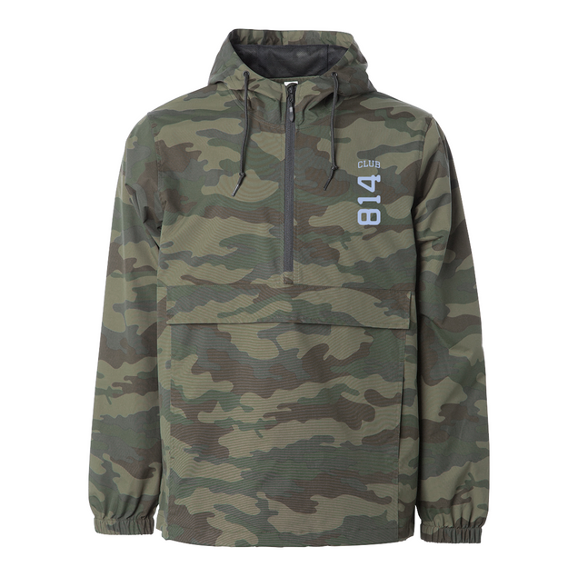 Club 814 Vertical II Powder Embroidered All-Weather Half-Zip Jacket