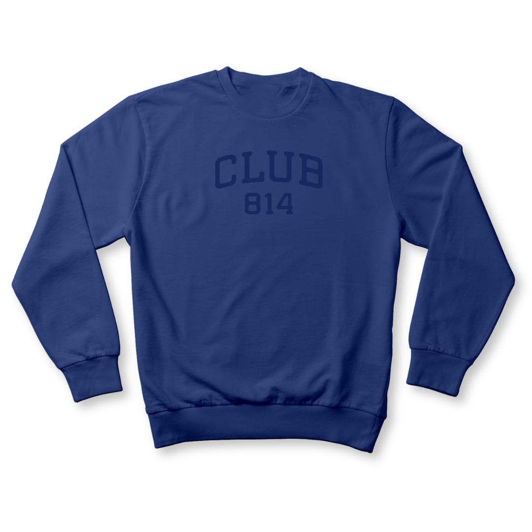Heavyweight Crewneck Sweatshirt Printed Blues