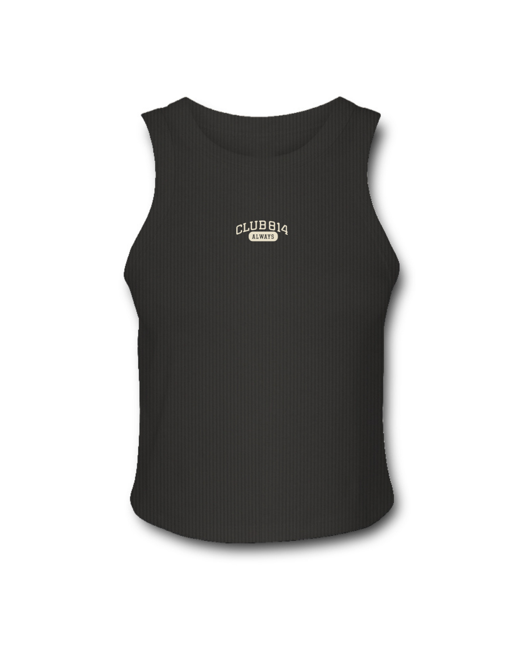 Club 814 Always Bone Print Racer Tank