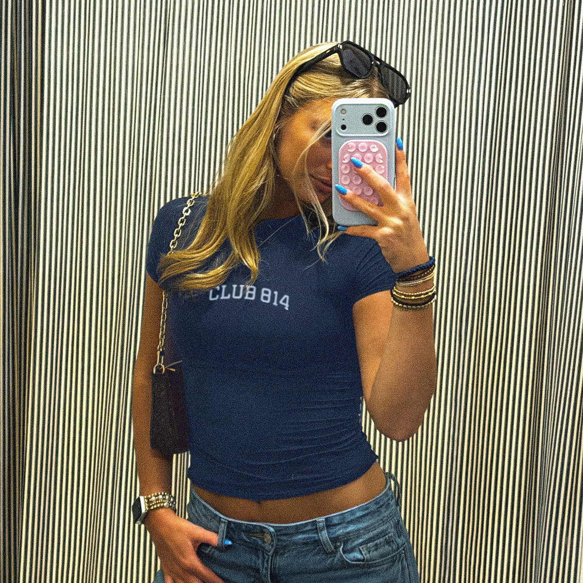 Club 814 member wearing Club 814.