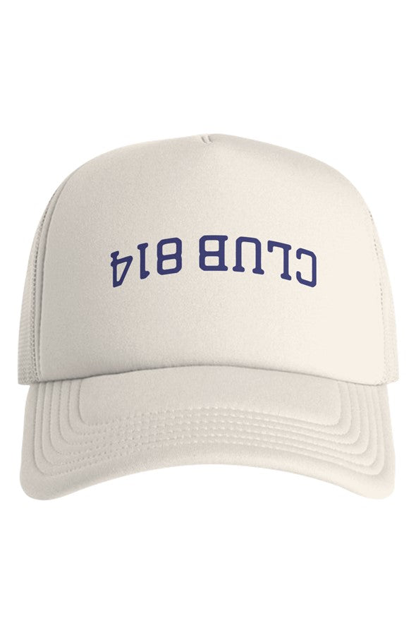 Backwards Logo Foam Trucker Cap