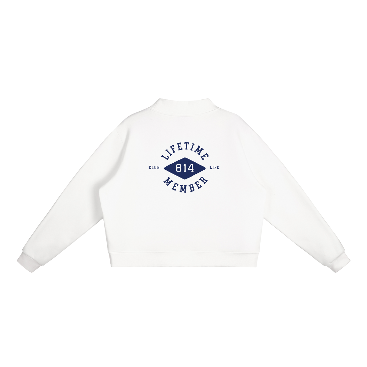 Club Diamond Mockneck / White