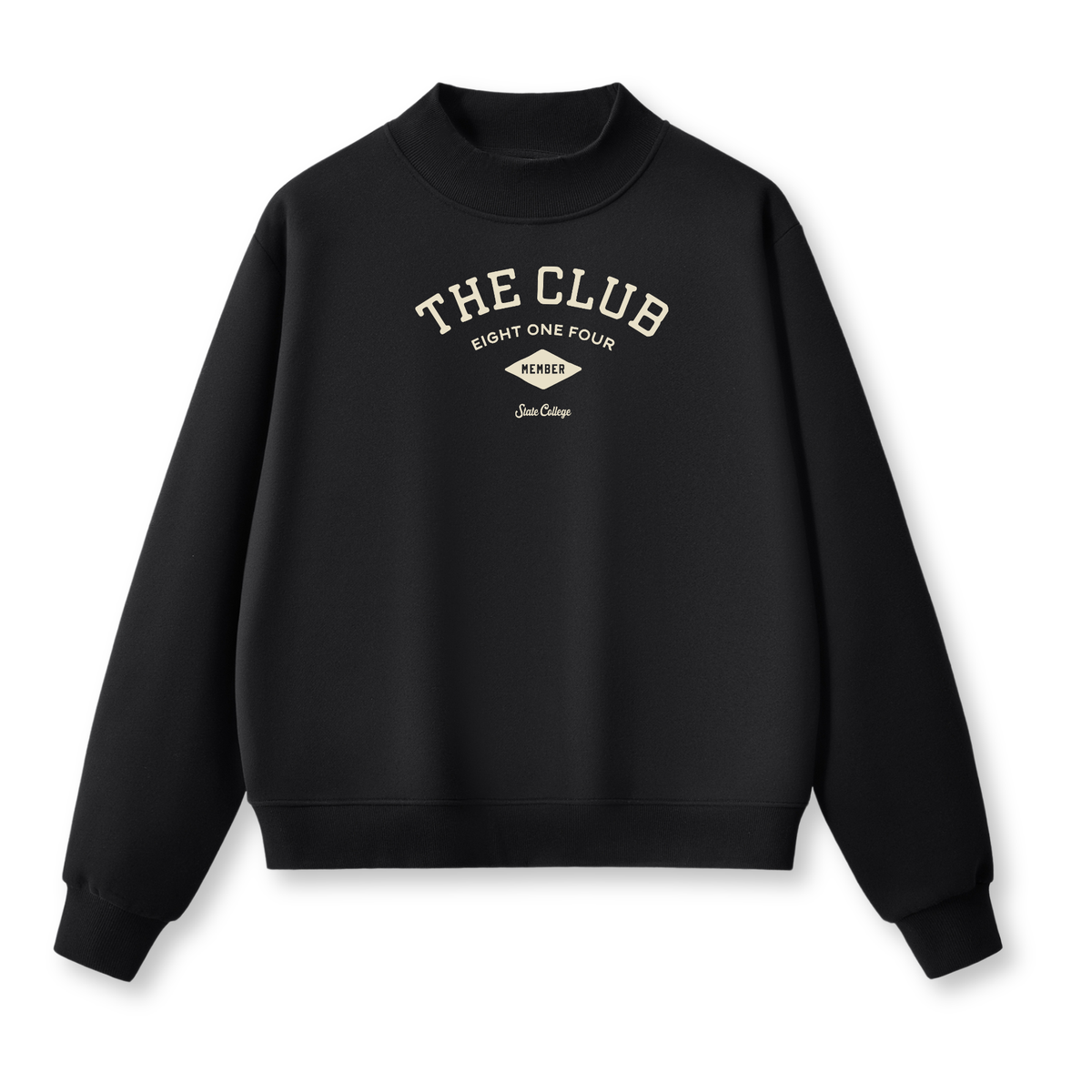Club 814 Club Diamond mock neck sweatshirt.