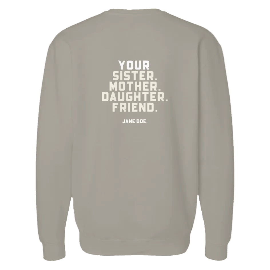 Yes is Not Consent Heavyweight Crewneck
