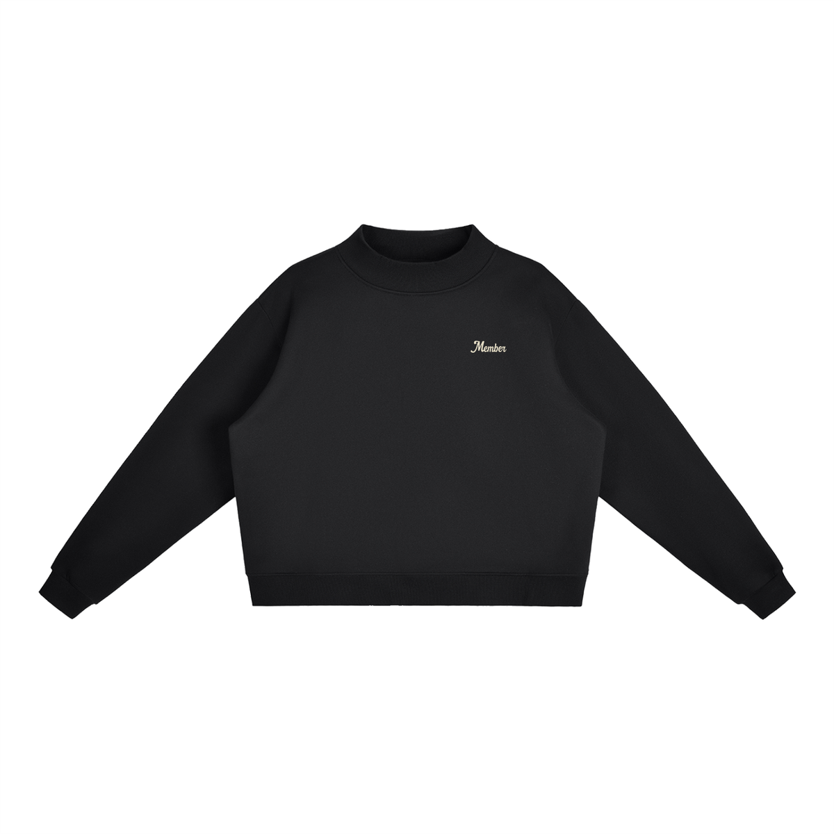 Member Mockneck Sweatshirt / Black