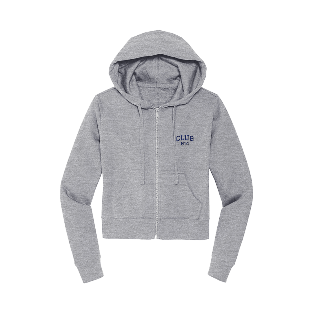Embroidered Cropped Women's Zip Hoodie II