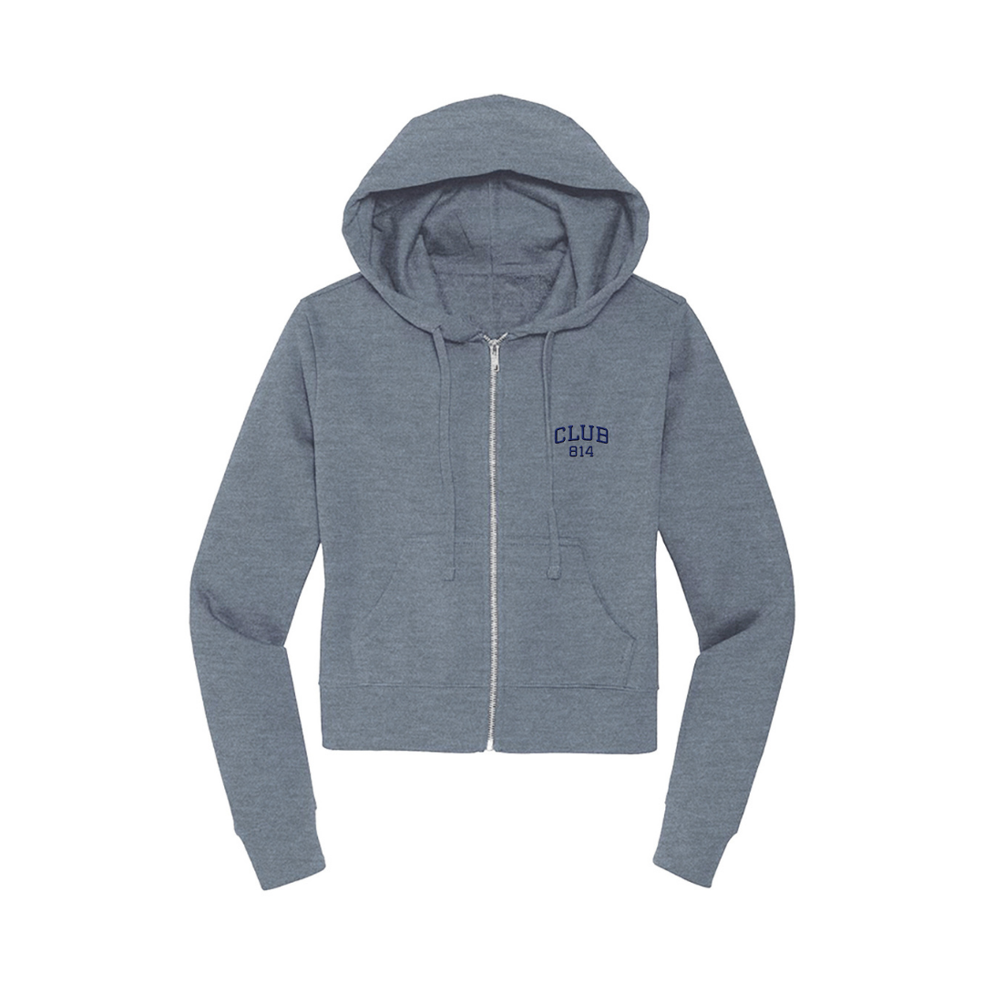 Embroidered Cropped Women's Zip Hoodie II