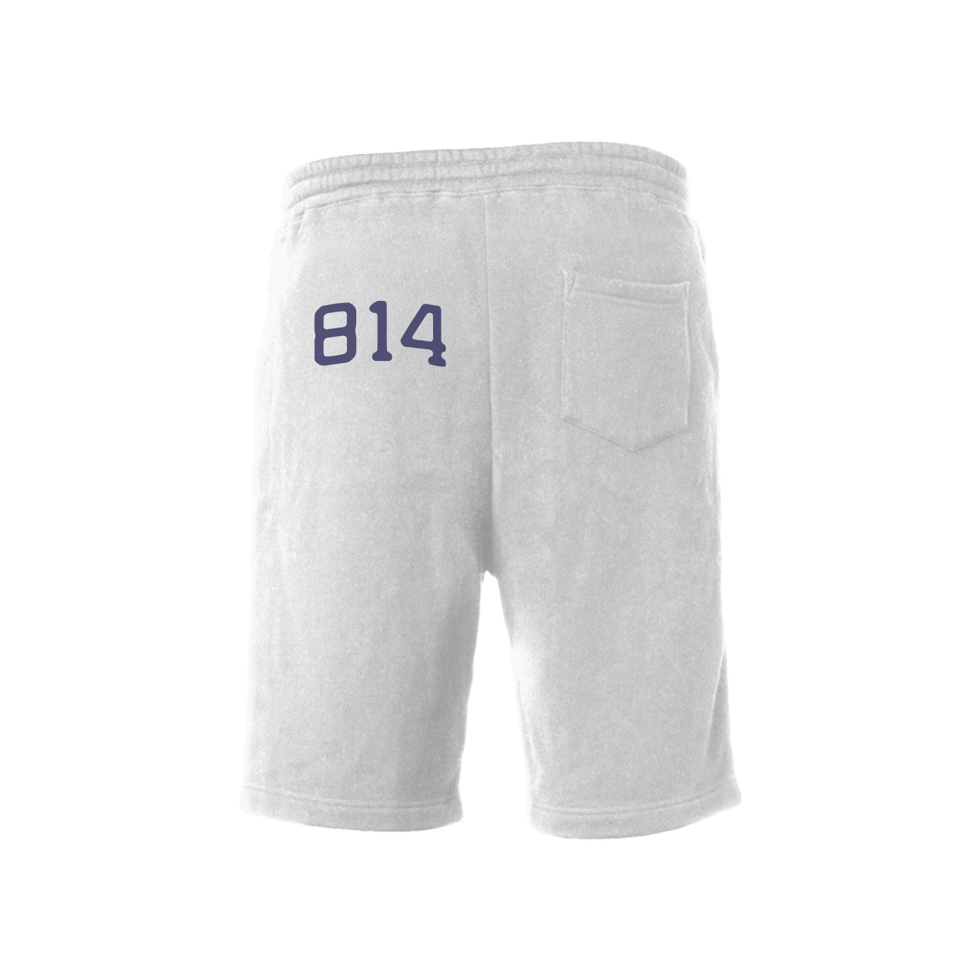 814 Backside-print Midweight Unisex Fleece Shorts
