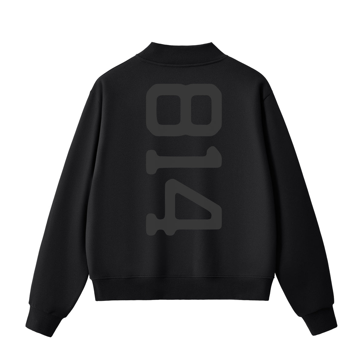 Club 814 Life Mockneck Sweatshirt / Black — Limited Edition