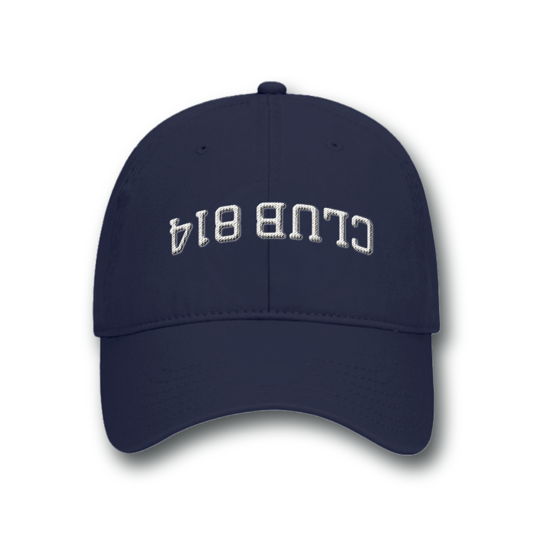 White Embroidery Low Profile Dad Hat