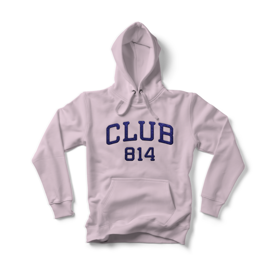 Club 814 Faux Chenille Patched Hoodie