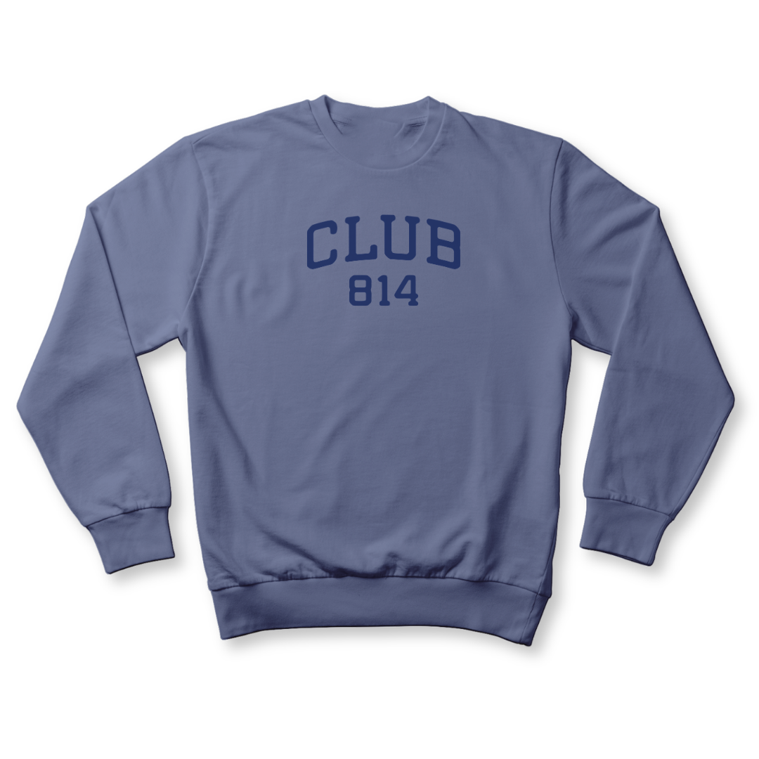 Heavyweight Crewneck Sweatshirt Printed Blues